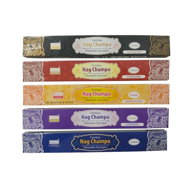 incenso nag champa massala kit 12 caixas 6 aromas - MAGNIFICAT INCENSOS