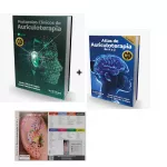 Kit 2 Livros - Atlas E Protocolos De Auriculoterapia - Silvério-Lopes + Mapa de Auriculoterapia de A a Z 