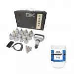 Kit Ventosa 12 Copos Bk + Creme De Massagem Neutro