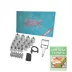 Kit Ventosa com 20 Copos BK Com Livro Ventosaterapia 