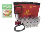 Kit Ventosa Para Acupuntura Com 19 Copos Com Livro