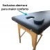 Maca Portátil BK Com Orifício + Mocho Sela Cromado Ergonômico 